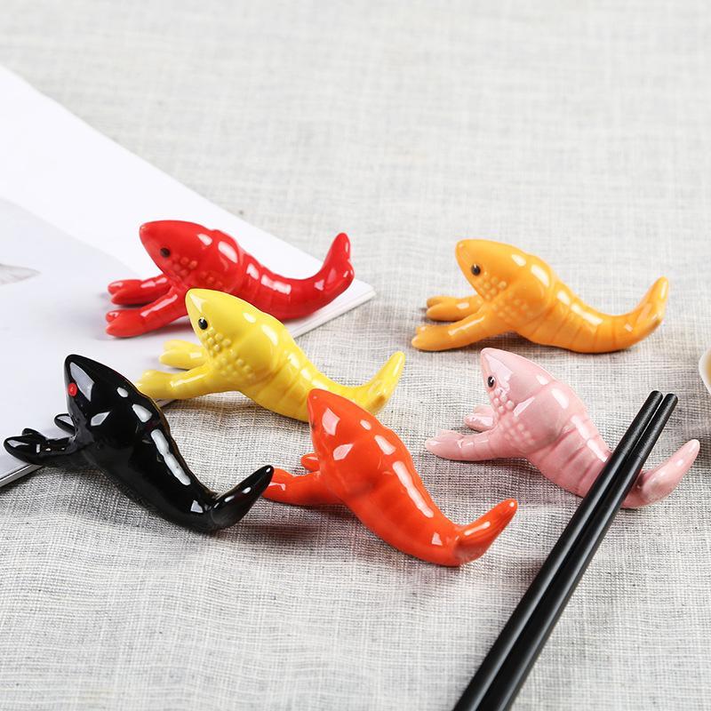 Durable Ceramic Crayfish Shape - огляд і ціна Chopstick Rest Ceramic