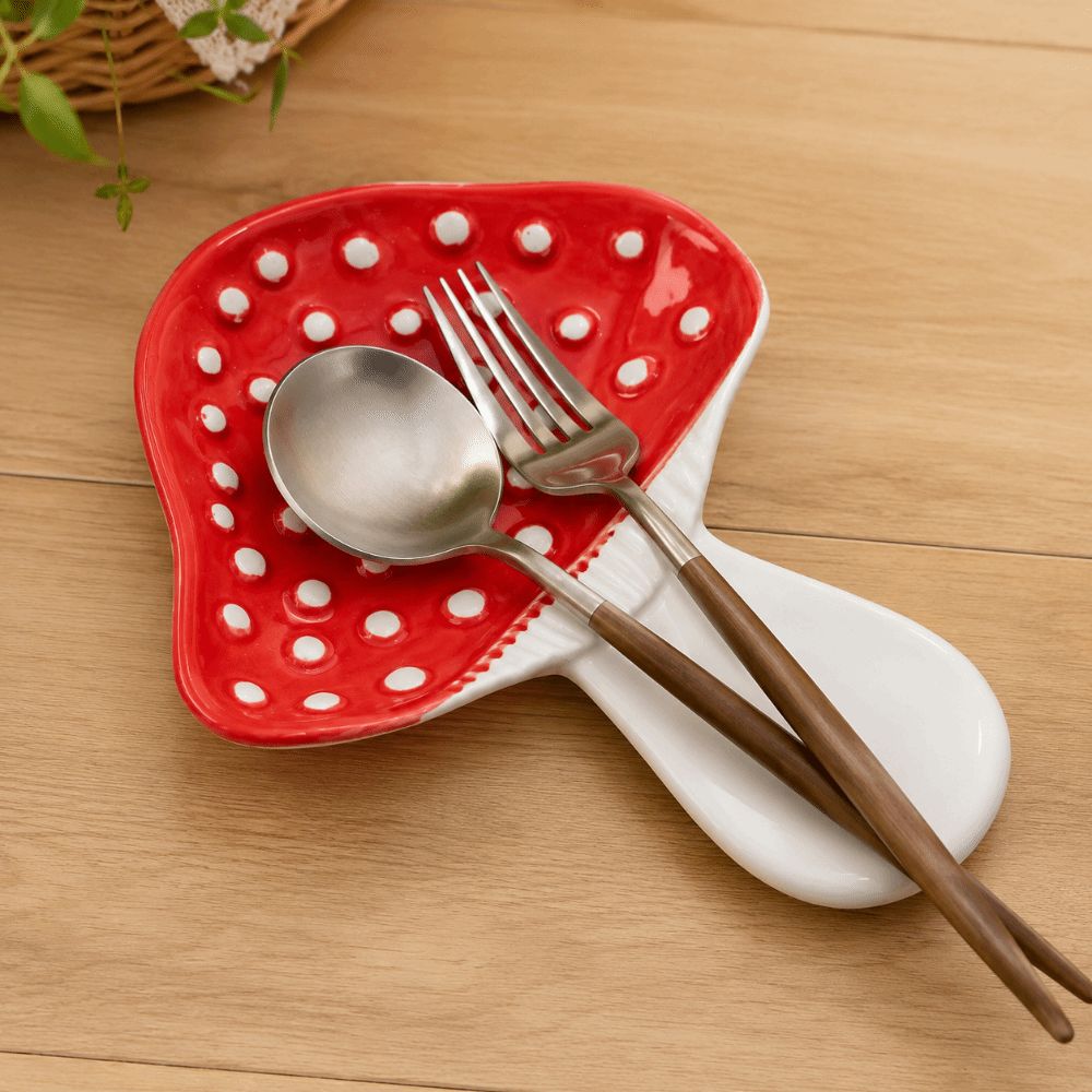 Ceramic Mushroom Spoon Holder  - огляд і ціна Chopstick Rest Ceramic