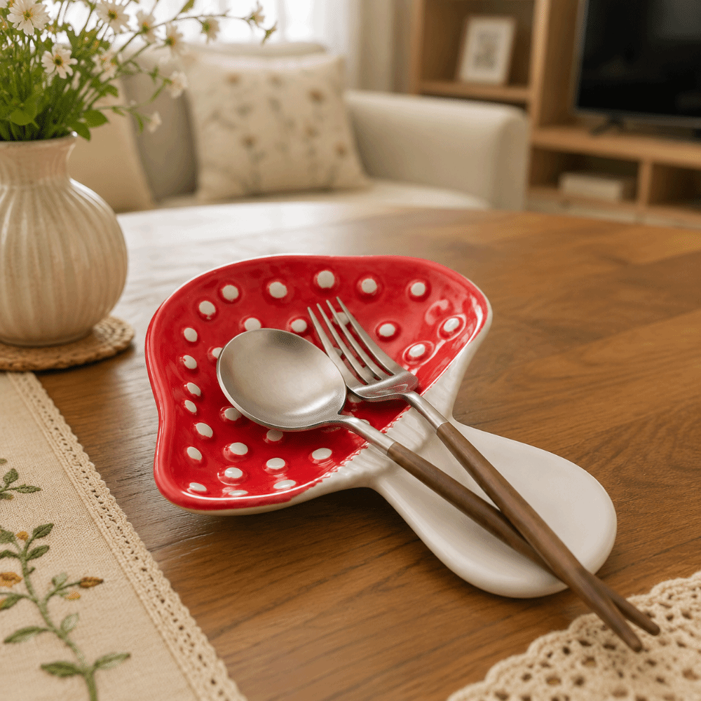 Ceramic Mushroom Spoon Holder  - огляд і ціна Chopstick Rest Ceramic
