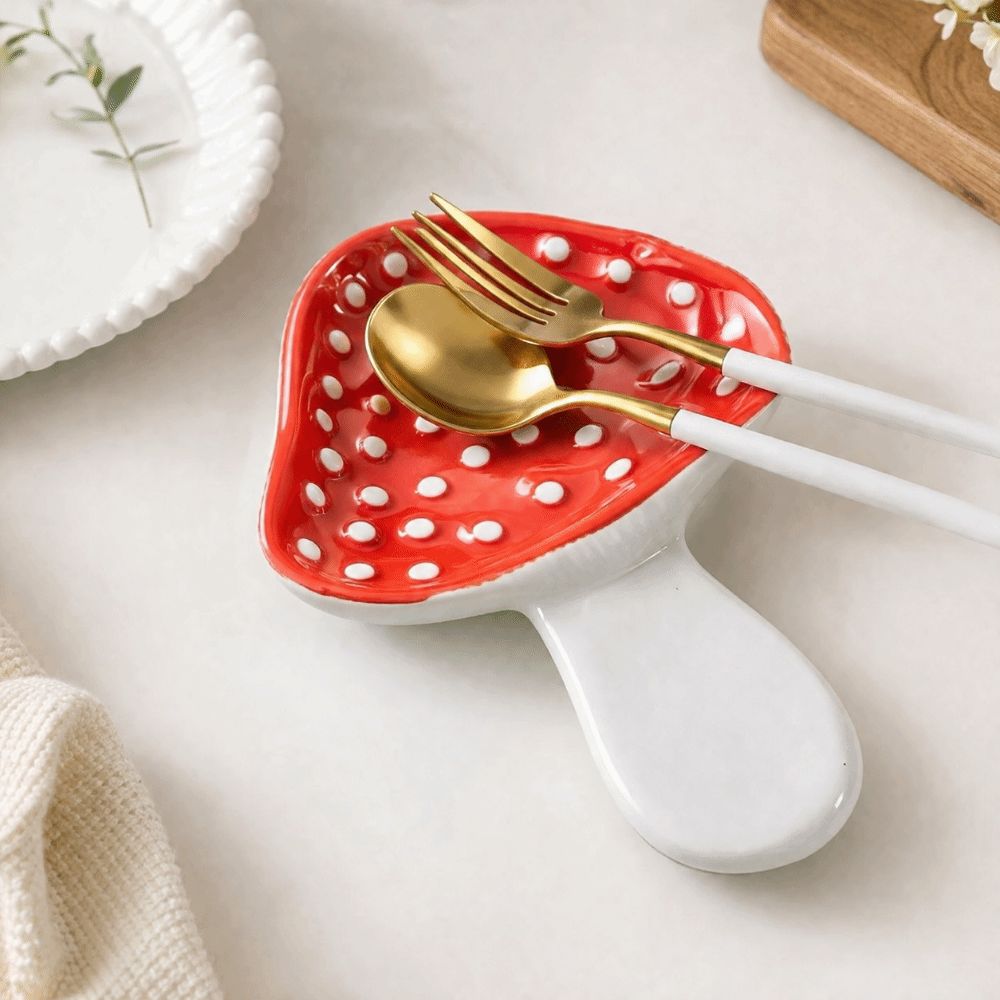Ceramic Mushroom Spoon Holder  - огляд і ціна Chopstick Rest Ceramic