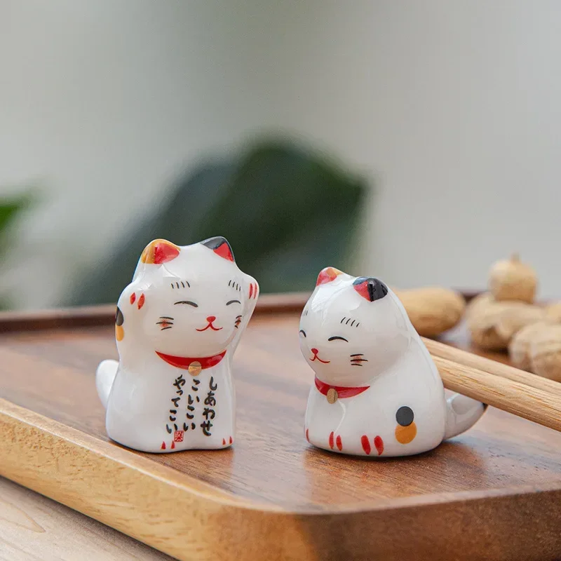 1 pcs Japanese Lucky Cat Ceram - огляд і ціна Chopstick Rest Ceramic